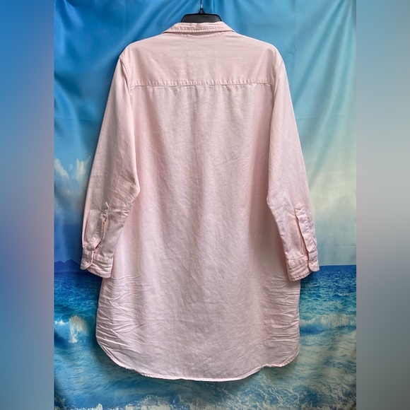 Frank & Eileen Famous Denim MARY Classic Shirtdress Size: L Ballet - Picture 10 of 16